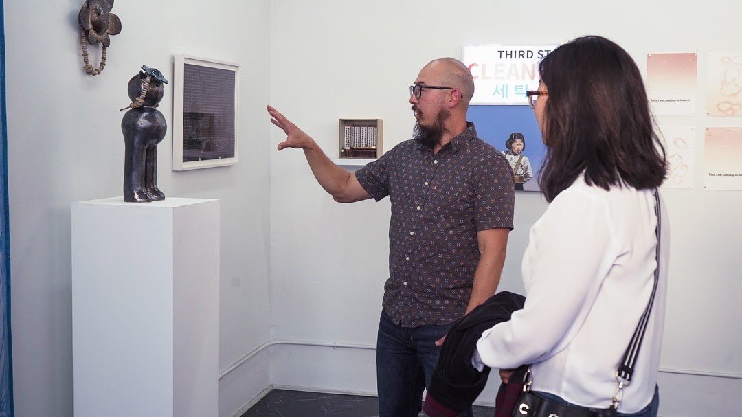 Final week to view.

Join us this Saturday from 2-5pm for the closing reception of BREATHING ROOM presented by the Korean American Artist Collective