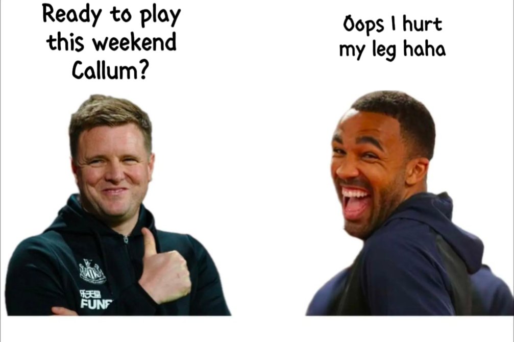 Memecastle_Utd's tweet photo. Still not time for goals 😔 

#NUFC https://t.co/K8rBEViWKz