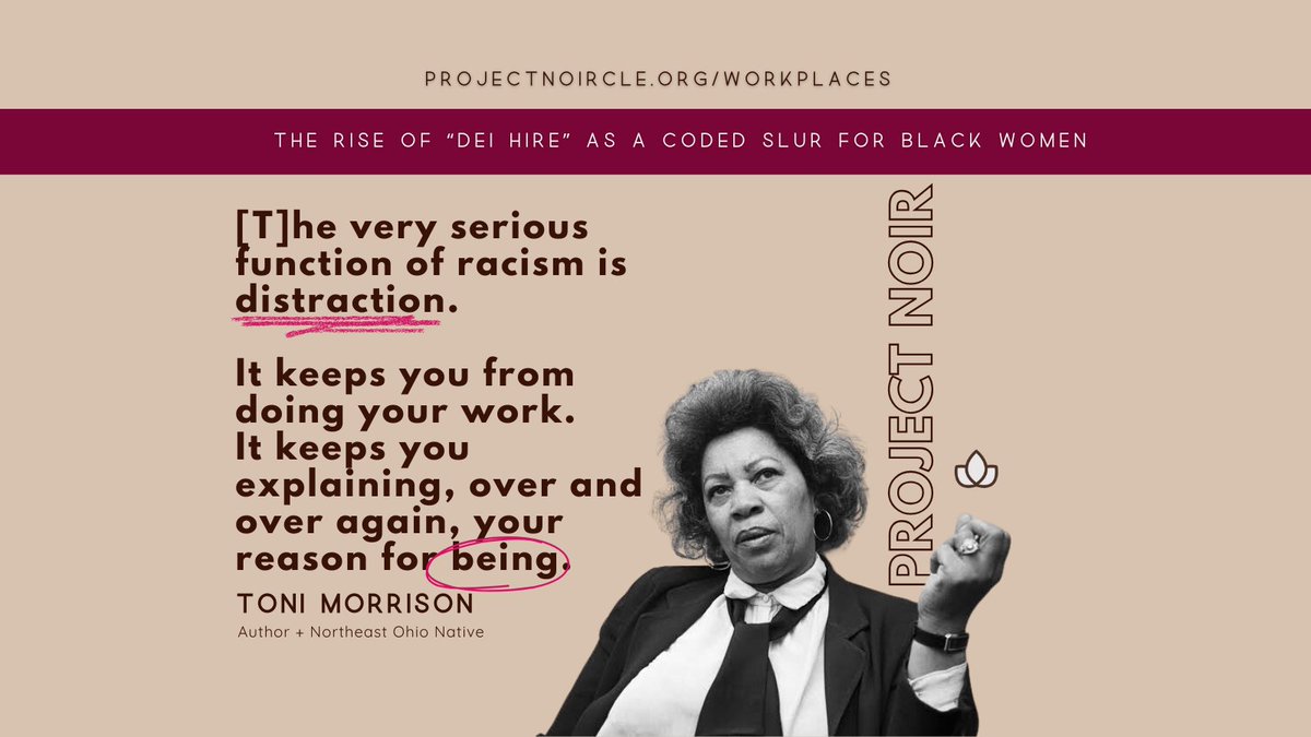 ProjectNoirCLE's tweet image. 🚨 Read the Call to Action Section of #ProjectNoirCLE

We need more than checkbox solutions for equity and inclusion for Northeast #Ohio.

𝐍𝐨 𝐦𝐨𝐫𝐞 𝐬𝐮𝐦𝐦𝐢𝐭𝐬 or 𝐩𝐚𝐧𝐞𝐥𝐬: Transparency + Action.

💻 projectnoircle.org/calltoaction

#WorkEnlightened #BlackWomen #Cleveland
