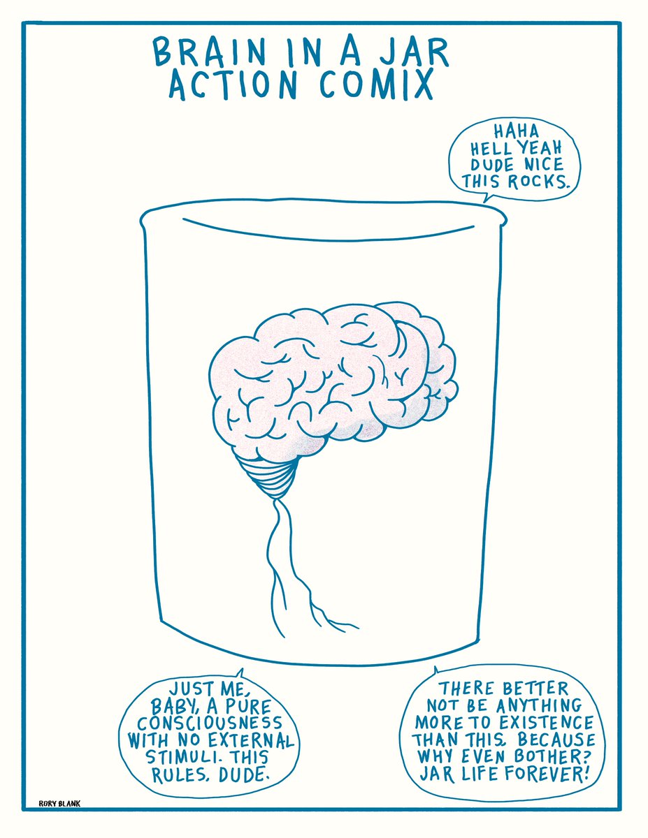 Brain In A Jar Action Comix 