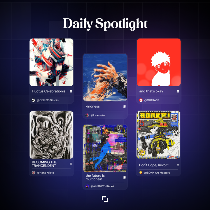 Take your Thursday from ordinary to extraordinary with today’s dynamic Daily Spotlight selection!

Explore these pieces and the rest of the homepage to discover more incredible creations- show love to the artists featured &amp; share some of your favorite works below 👇