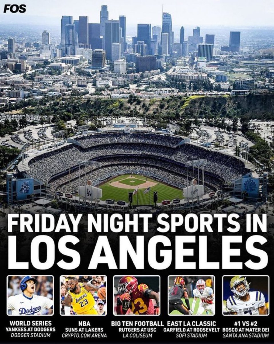 If you have plans for Friday, please leave now to make it on time.