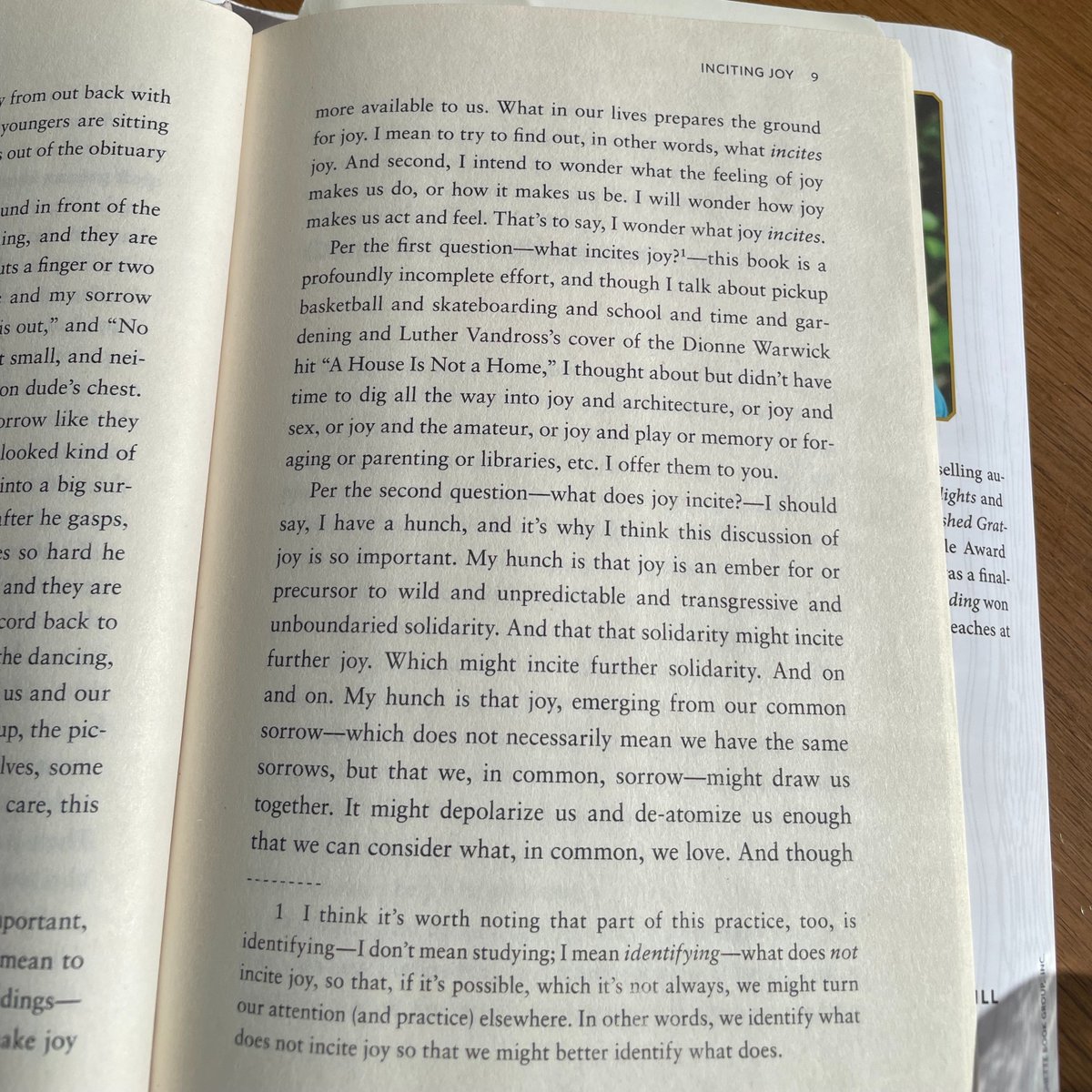 "My hunch is that joy is an ember for or precursor to wild and unpredictable and transgressive and unboundaried solidarity." – Ross Gay

If you're looking for more joy and solidarity in your writing practice, please join my upcoming <a href="/HugoHouse/">Hugo House</a> class.

hugohouse.org/product/inciti…