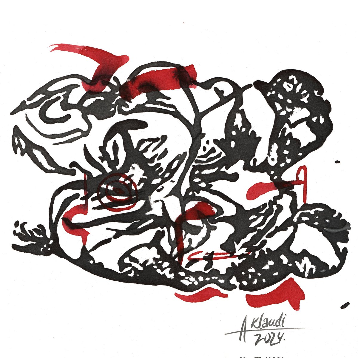 AlexKlaudi's tweet photo. "Amygdala"
210×210
Ink 

"Амигдала"
210×210
Тушь
2024 

#sketch #illustration #sketchbook #sketching #graphic   #art #artist #artwork #draw #drawing   #artklaudi #abstractart
#painting #Strawberry #abstract #adventure #humanity #love #human #asia https://t.co/f5Vsr65uot