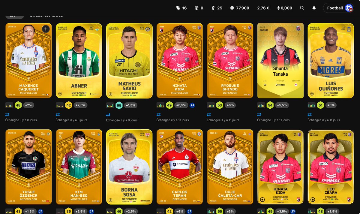 Monaco76_Yt's tweet photo. 🚨 NOUVEAU TIRAGE - 24H🚨 
30 cartes -> pour 1 seul gagnant. 

Le dernier gagnant n'a pas répondu depuis 4 jours malgré la notification et le Tag. 

Conditions : 
- Follow + Retweet 
- Follow Ma chaine Twitch : https://t.co/ZUKl9LBnPW

#sorare 

PS : Lors de mon prochain stream je referai le tirage pour Mbappé également.