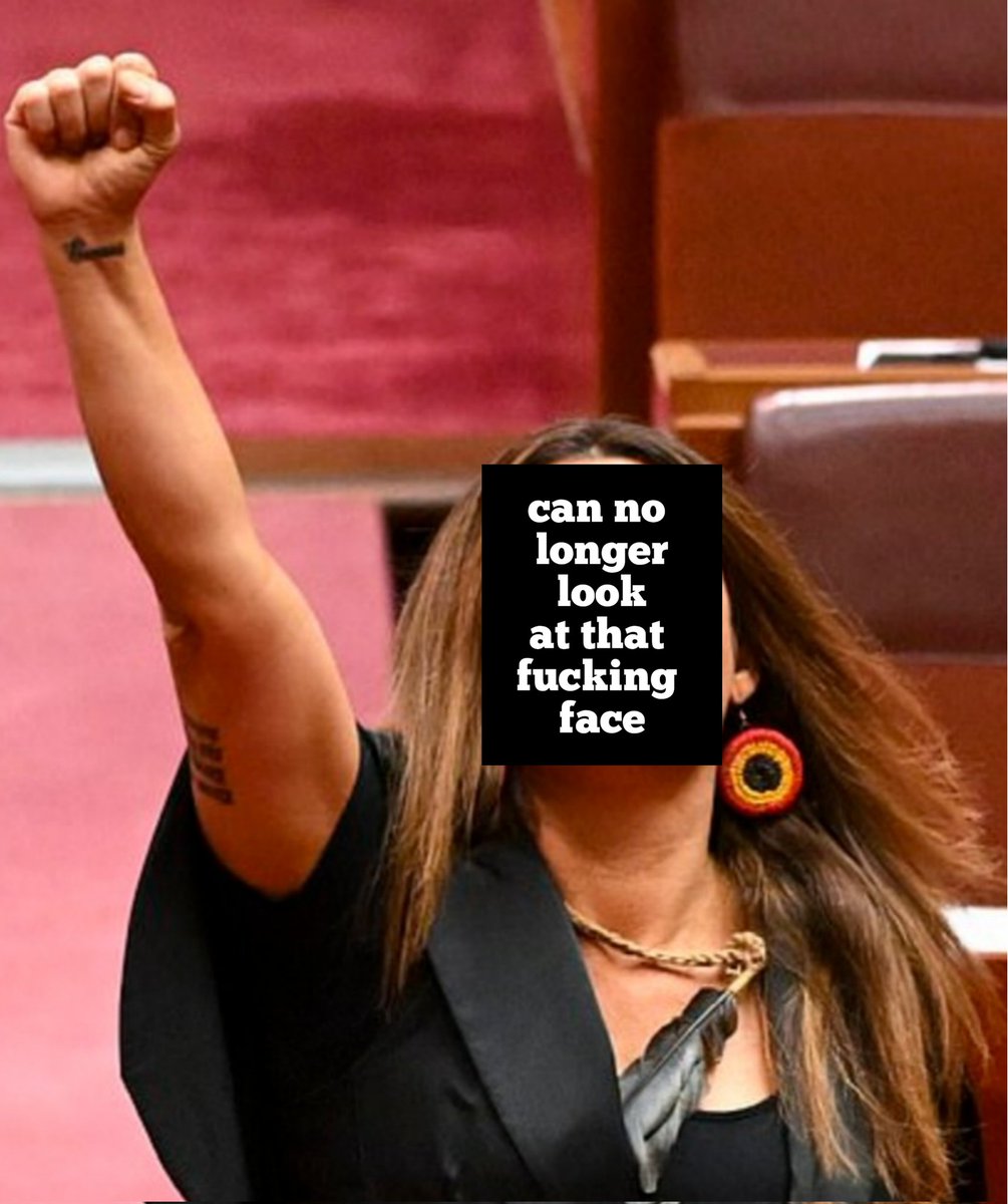 hammerofleft's tweet photo. Raise your hand ✋️ if you've had a gutfull of this stupid Thorpe woman. https://t.co/urlU80v0QB