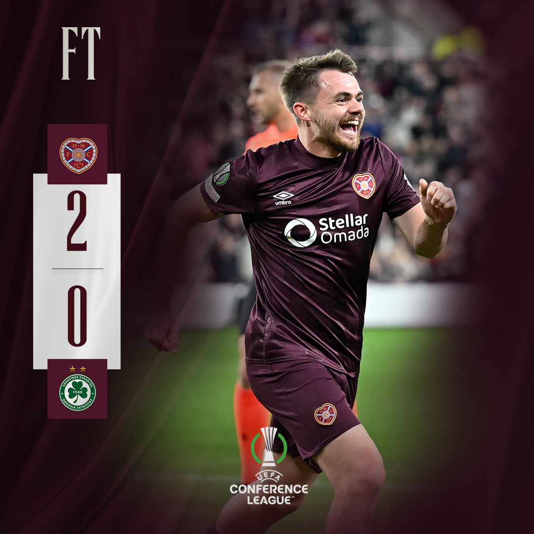 Another win for the Hearts ✊

COME ON.