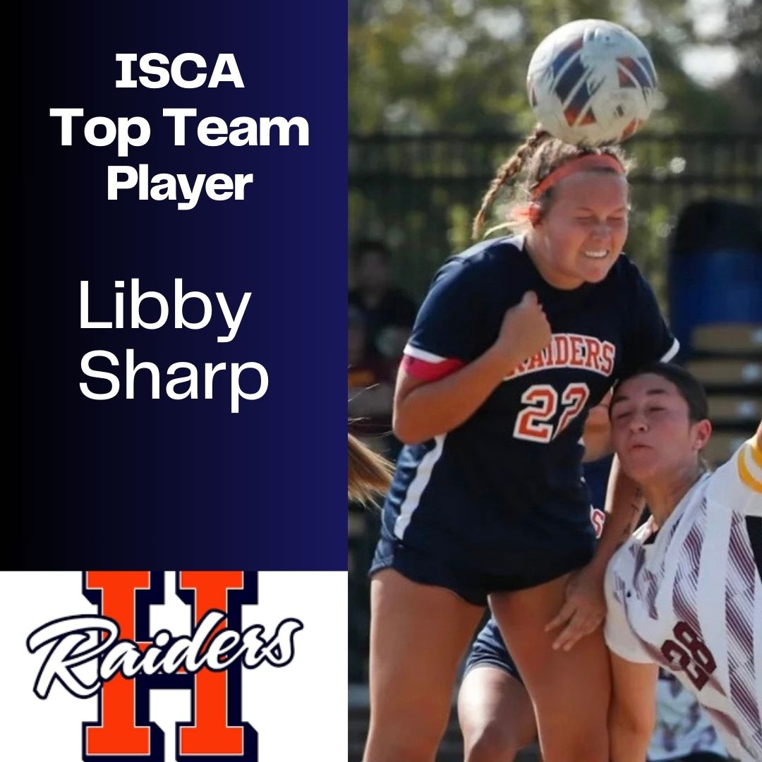 Raidergsoccer's tweet photo. Lastly, Congratulations to Libby Sharp for being named Top Team Player.  This award is given to a senior that has made significant contributions to their team, Libby anchored the back line and helped her team to 9 shutouts this season! https://t.co/wgNSiZCJLC