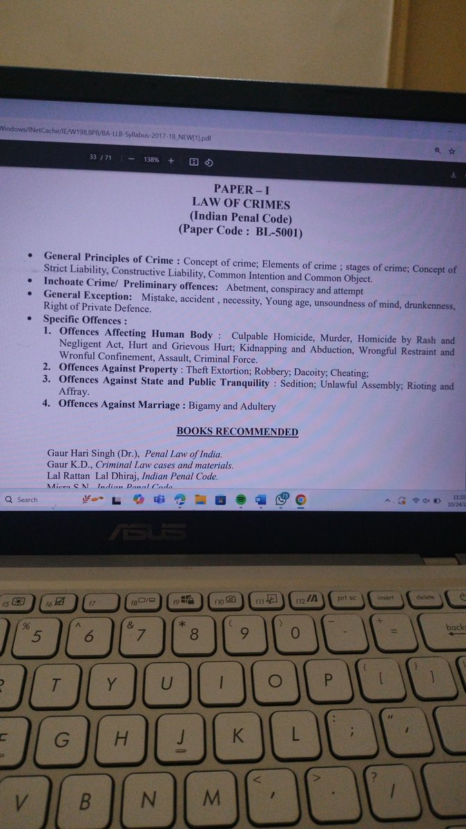 swatiKu26142187's tweet image. &apos;Bar Council ordered all universities to update their syllabus, replacing IPC with the Bhartiya Nyaya Sanhita. @ccsu_universityMeerut is still teaching IPC! Why hasn&apos;t the syllabus been updated yet?Students deserve the latest legal education.#Syllabusupdate #BhartiyaNyayaSanhita