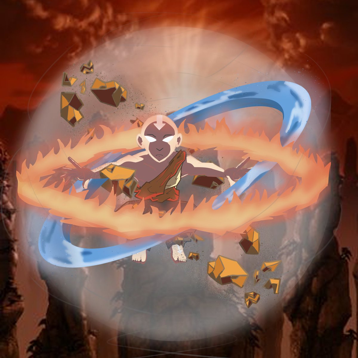 quick_tention's tweet image. Happy Inktober! Playing catch up! Day 10. Our nomadic boi seemed a little Aang-ry during his fight against the "Pheonix King". #arttimelapse #Inktober #digitalart #avatarthelastairbender #fanart #wizard #nomadic