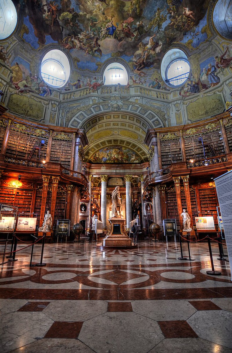 TheCityMentor's tweet photo. Austrian National Library - Vienna

Majestic frescoes and statues turn the "Prunksaal" into a must-see for everyone. https://t.co/yA4bHZj7w8