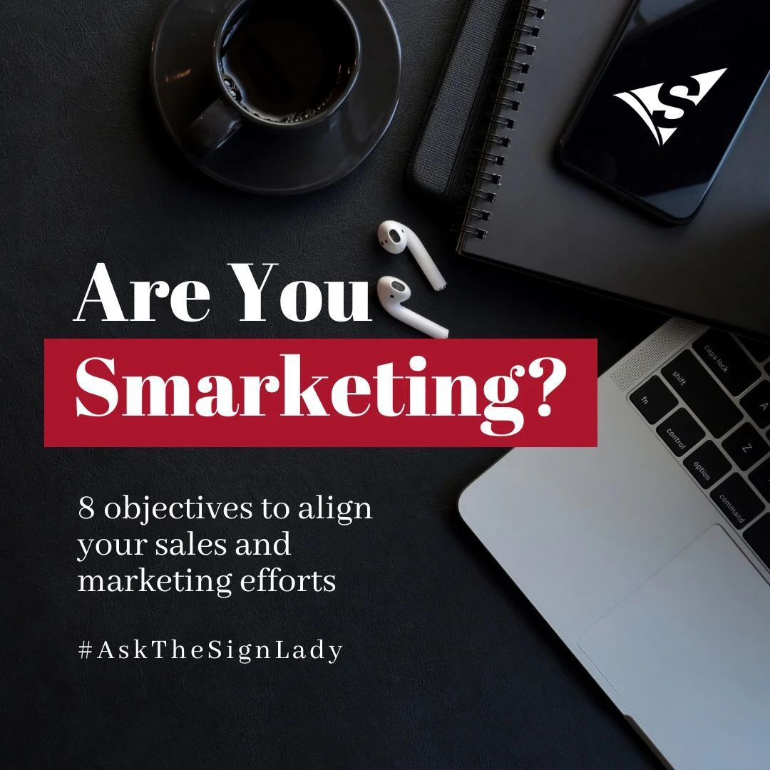 SignARamaInc's tweet image. #ICYMI 8 Objectives to align your Sales and Marketing Efforts ---&amp;gt; buff.ly/3NpBrL0 
.
.
.
#askthesignlady #signarambrighton #smarketing
