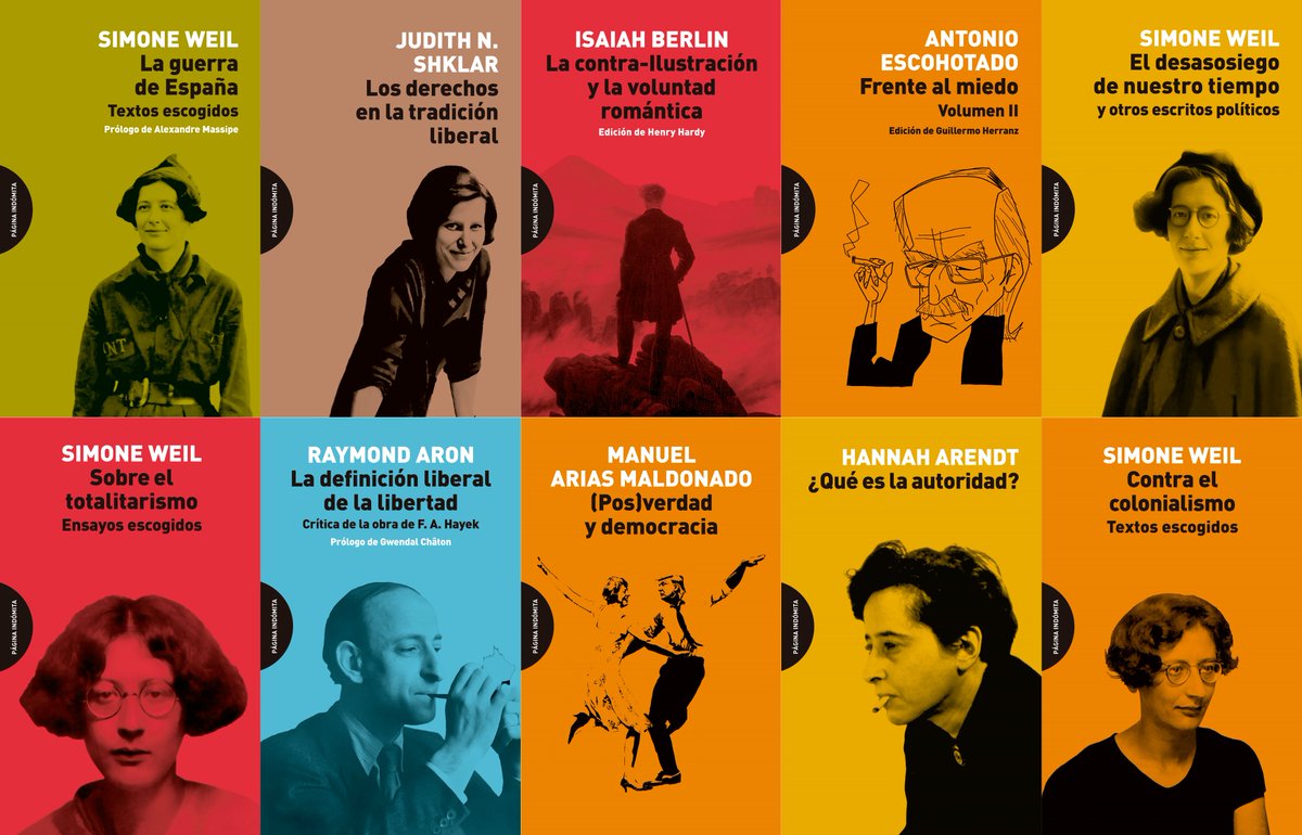 Los 10 títulos que Página Indómita publica este año: