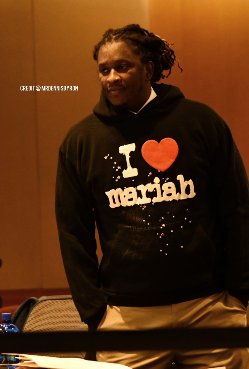 Exclusive: Rapper Young Thug has a message for his girlfriend #mariahthescientist that he wanted me to deliver! She has a birthday coming up I am told! #YoungThug #ysltrial