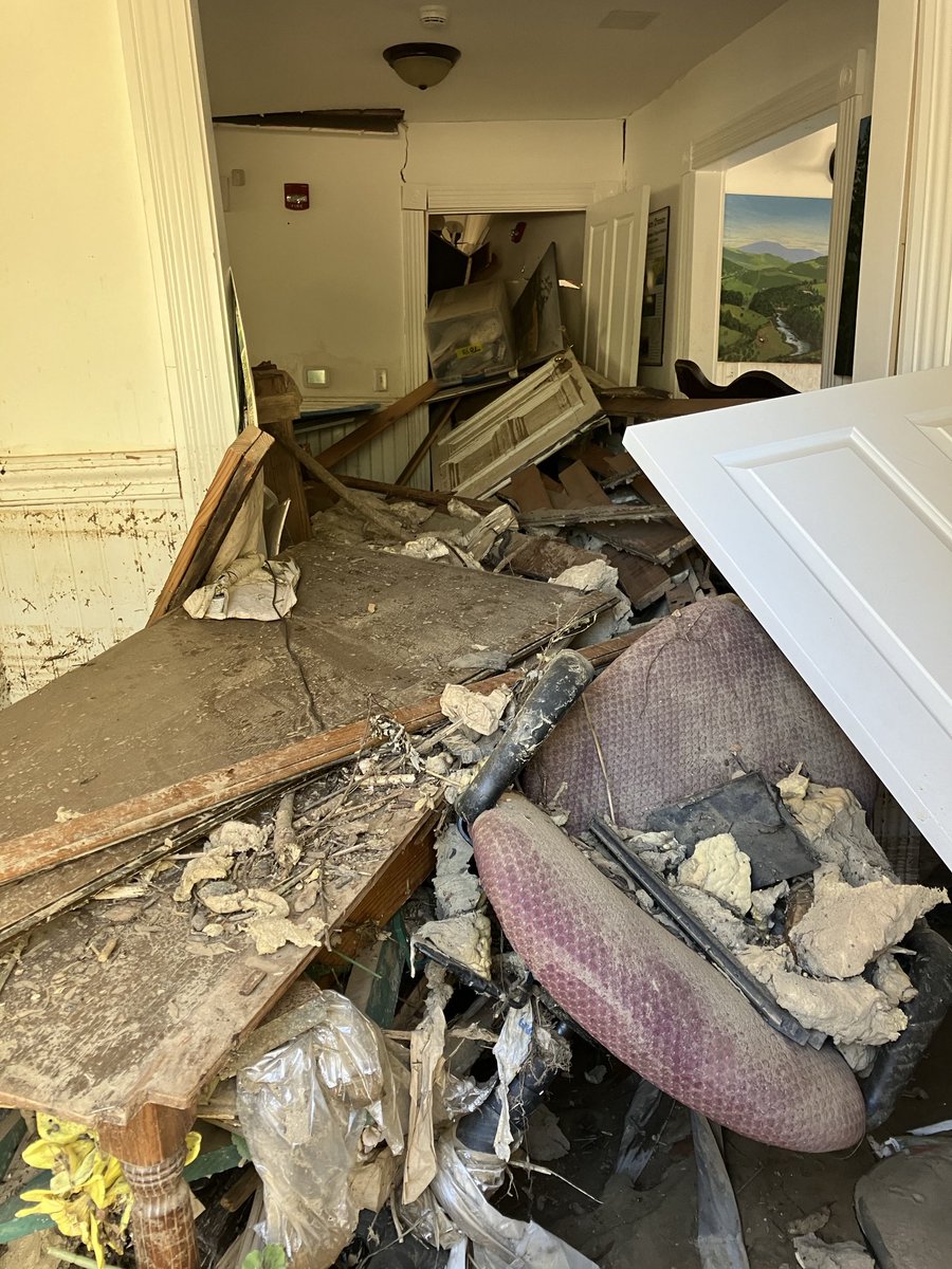 Secretary Reid Wilson (@secreidwilson) on Twitter photo Extensive damage at our Mountain Gateway Museum in Old Fort. Collapsed office building, flooded museum, thick mud & debris everywhere. Thanks to staff for doing what they can to clean up! <a href="/NCmuseumhistory/">NC Museum of History</a> <a href="/ncculture/">NC DNCR</a> Extensive damage at our Mountain Gateway Museum in Old Fort. Collapsed office building, flooded museum, thick mud & debris everywhere. Thanks to staff for doing what they can to clean up! <a href="/NCmuseumhistory/">NC Museum of History</a> <a href="/ncculture/">NC DNCR</a>