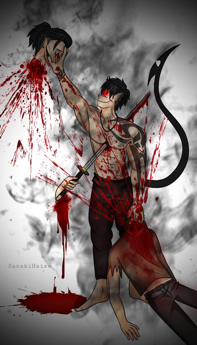 Haisesasaki_HS's tweet photo. My Art 07 
#art #invinitedsign #ilustration #Devil https://t.co/SkyQJd8okw