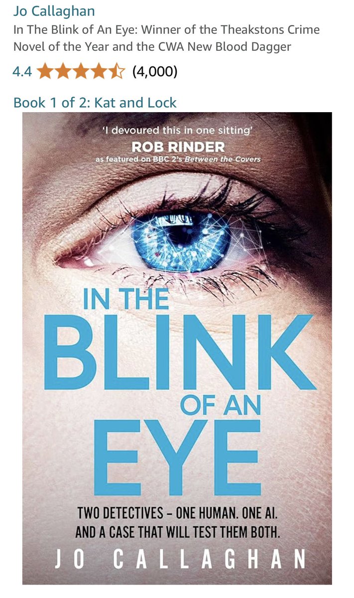 JoCallaghanKat's tweet photo. I do love a round number, so I am so happy to see In the Blink of an Eye reach 4,000 reviews, and SO grateful for every single person who took the time to share their thoughts about the book. I read and appreciate every single one, thank you x https://t.co/wV7YCKfPZ6