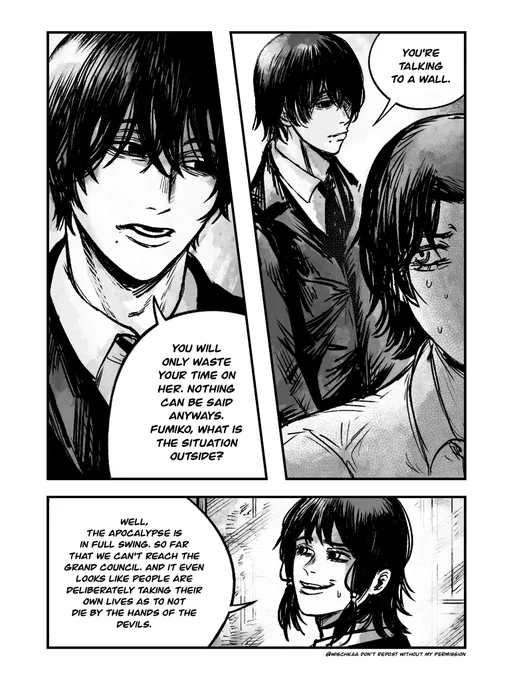 Chainsaw Man AU "You Monster" (5-6/13) 
