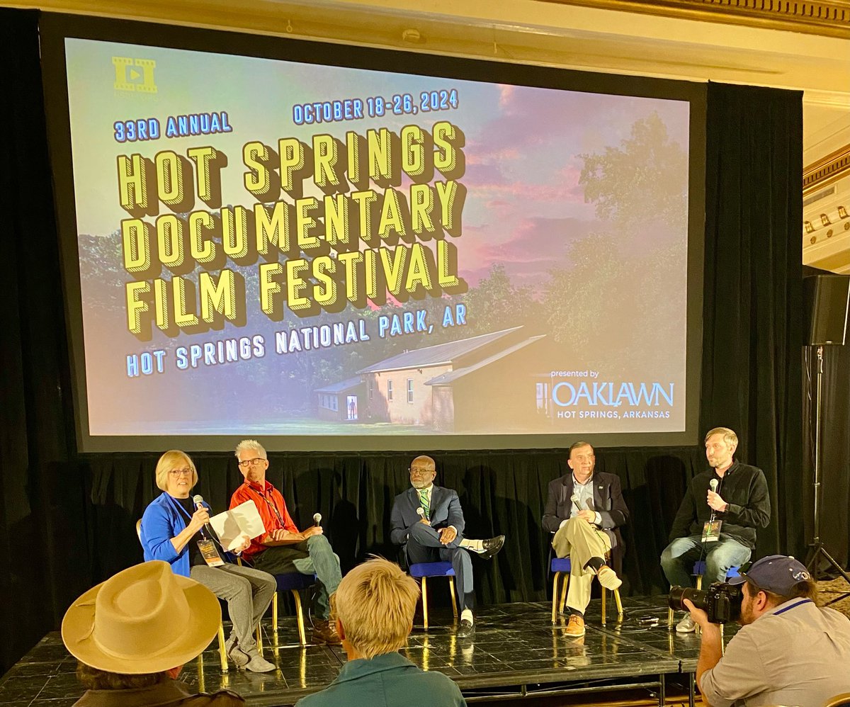 shanebroadway's tweet photo. An amazing evening at the @HSDFI last night seeing the first clips of an @ArkansasPBS Documentary on the National Statuary Hall process and the lives of #DaisyBates and @JohnnyCash by our outstanding producer Nathan Willis! More coming soon! https://t.co/p97VdxoEmu