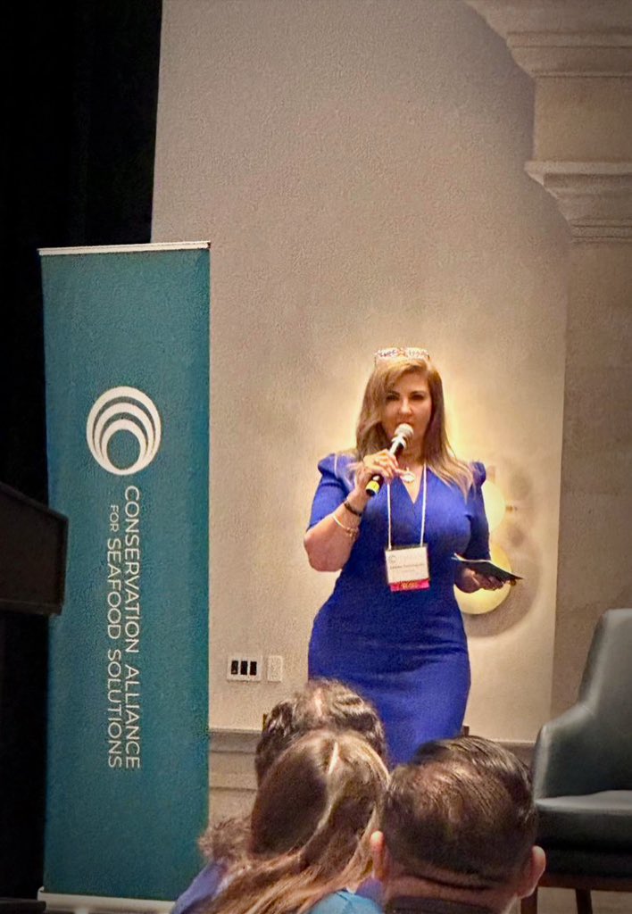 celina_dg's tweet photo. Agradezco a Conservation Alliance and Seafood Solutions por la invitación a ser parte del evento Cancún 2024 Alliance Conference. 
“Where the conection grows and the collaboration spark” https://t.co/IrXeFivwMb