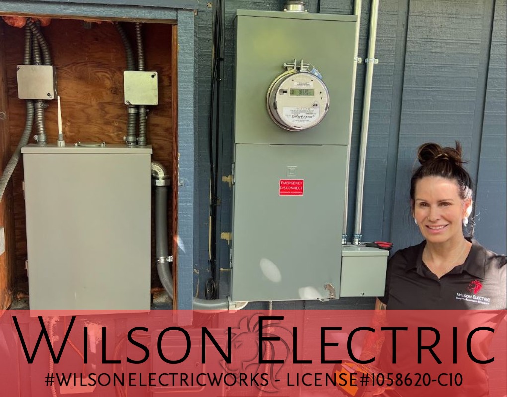 ElectricWilson's tweet photo. #tbt - Panel install w/ CFO and part owner Kat Wilson.

Contact us today to schedule your panel install, upgrade or repair.

#ThrowbackThursday #wilsonelectricworks #electricalcontractor #electriciannearme #residentialelectrician #Electrification #commercialelectrician https://t.co/QbjuPEzKuc