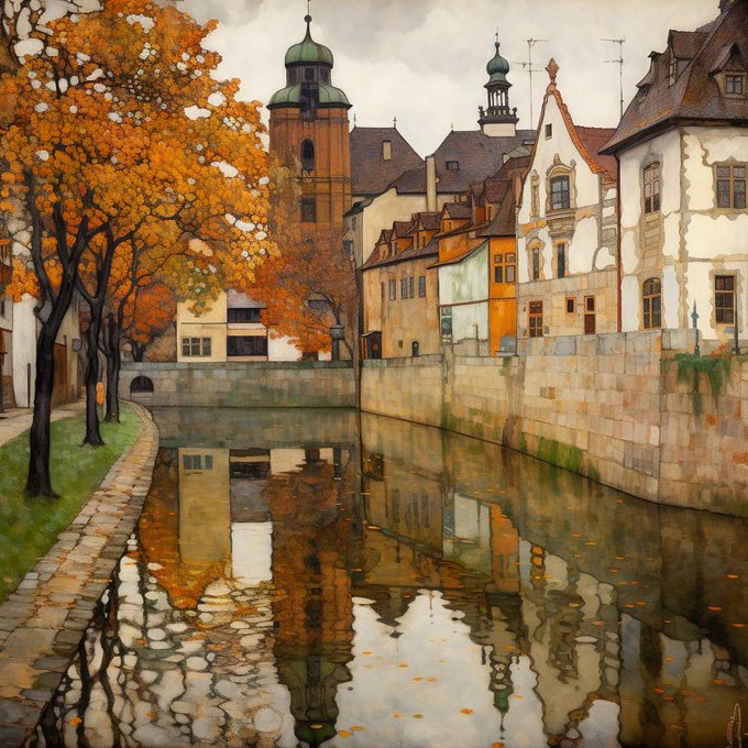 Se io preferisco tanto l'autunno alla primavera, è perché in autunno si guarda il cielo — in primavera la terra.
#Kierkegaard 

K. #Yamada 🎨

#AutumnColors 🍁🍃
#StayPositive 🐝
#BuonaSerata 🦉🦋