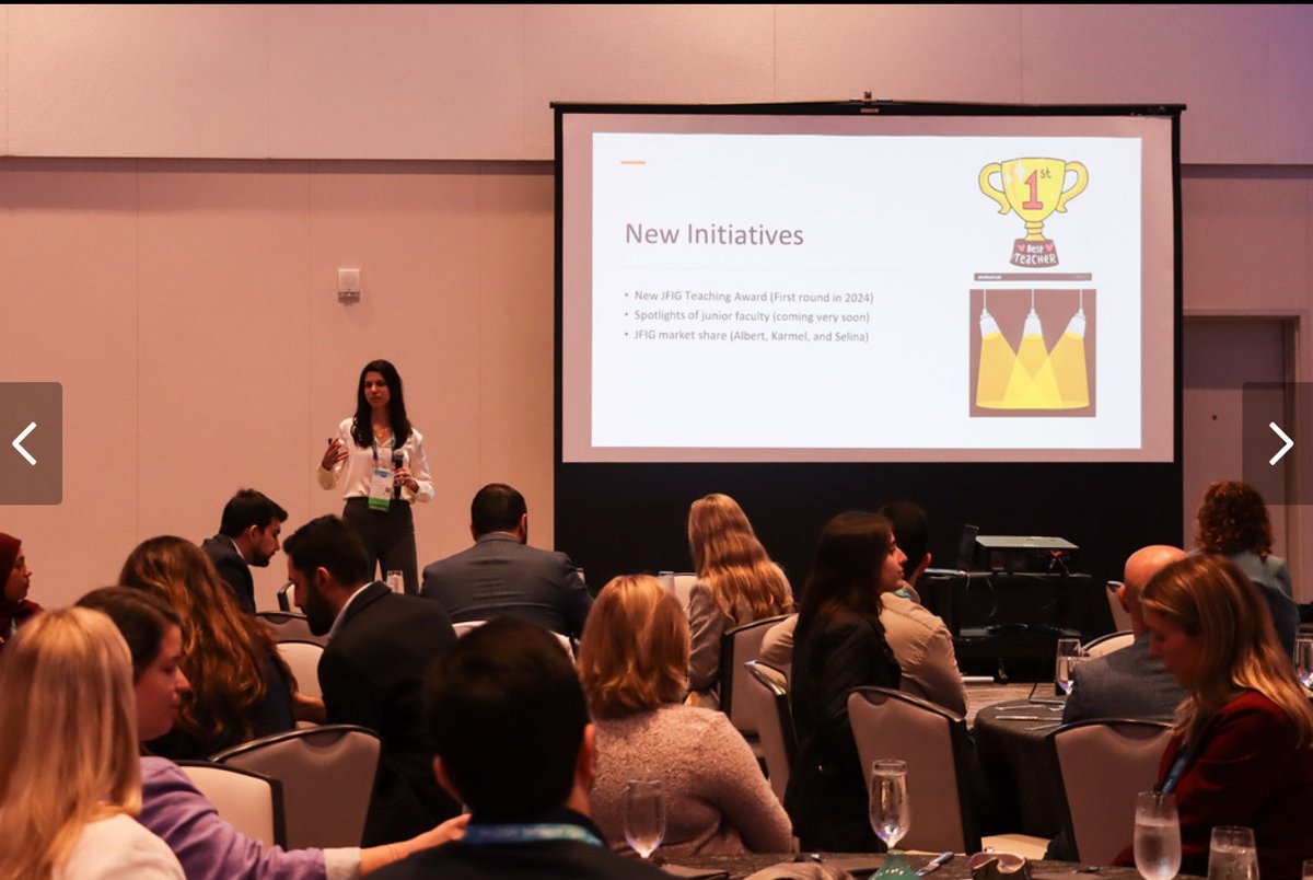 informsjfig's tweet photo. We had a remarkable luncheon  @INFORMS2024 with a great turnout of junior faculty and esteemed senior colleagues. Our  President, @Karmel_Shehadeh, kicked off the luncheon by thanking our officers and sponsors, summarizing our achievements, and outlining new  initiatives https://t.co/CS3fhTaFXk