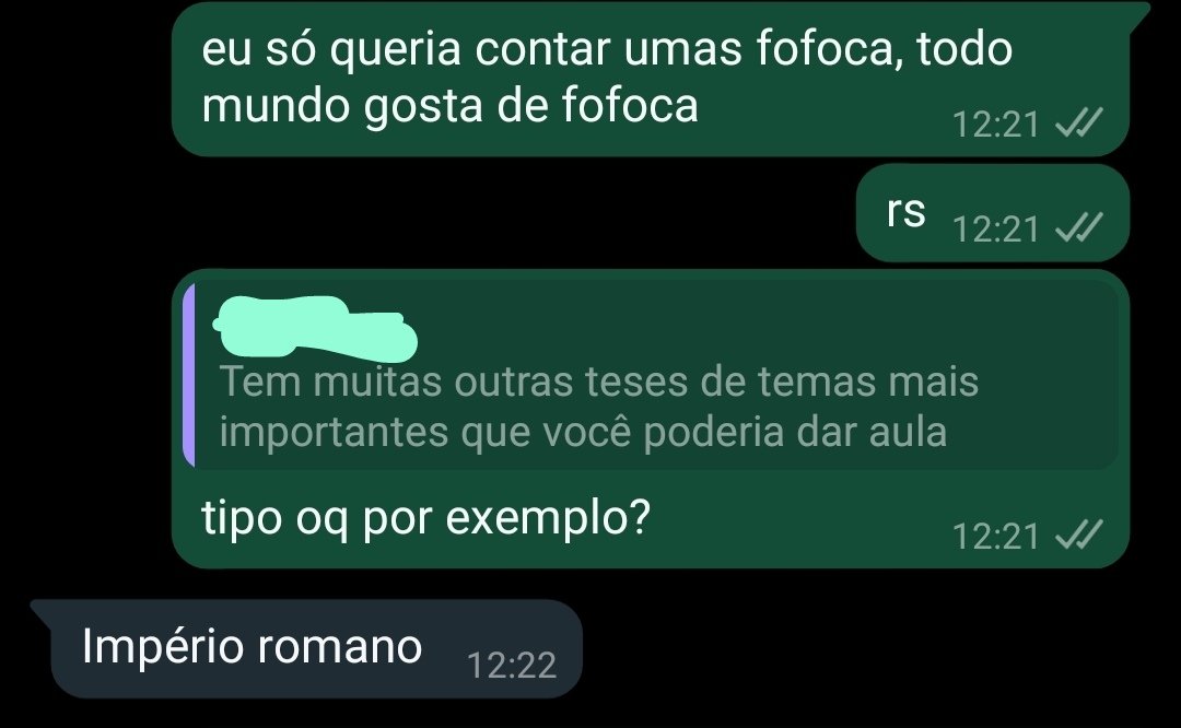 raquelowski's tweet photo. aquilo de homem pensar mto no império romano é real: 

kkkkkkkk https://t.co/l0elED7Fy2