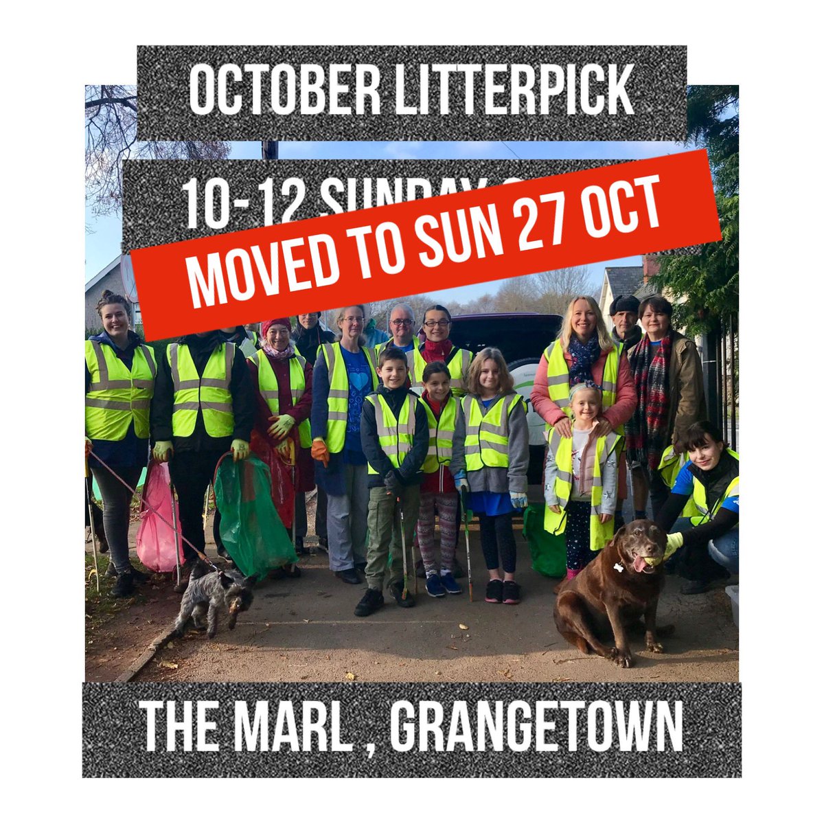 Don’t forget it’s our rescheduled October Community Litterpick this Sun 27 Oct - meeting 10am Avondale Rd (junction Moordale Rd by Premier Stores). We’ll be cleaning up Avondale Road, The Marl &amp; surrounding area. 

Hope you can join us! All welcome &amp; weather’s looking good 👍🏼