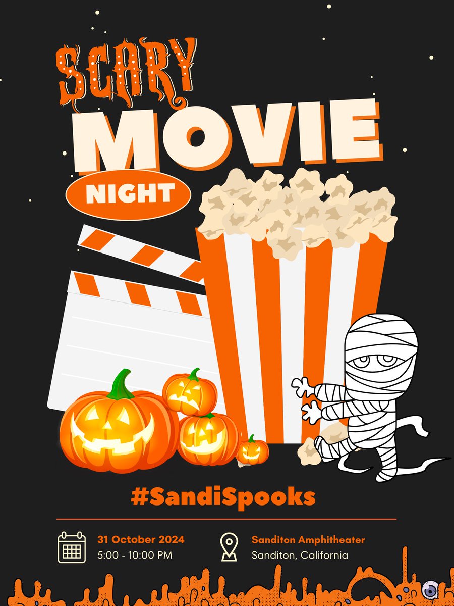 Bring your screams because the Halloween celebrations in Sanditon will be here in one week! 

Next Wednesday, Oct 31, from 5-10pm at the Sanditon Amphitheater.
Be there if you dare! 👻
#SandiSpooks