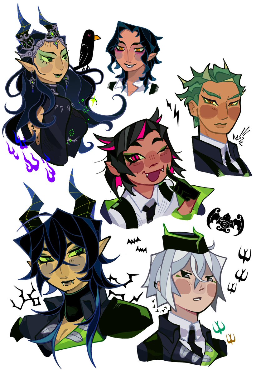 🐉 Trying something new with how I draw them
#twst #twstファンアート