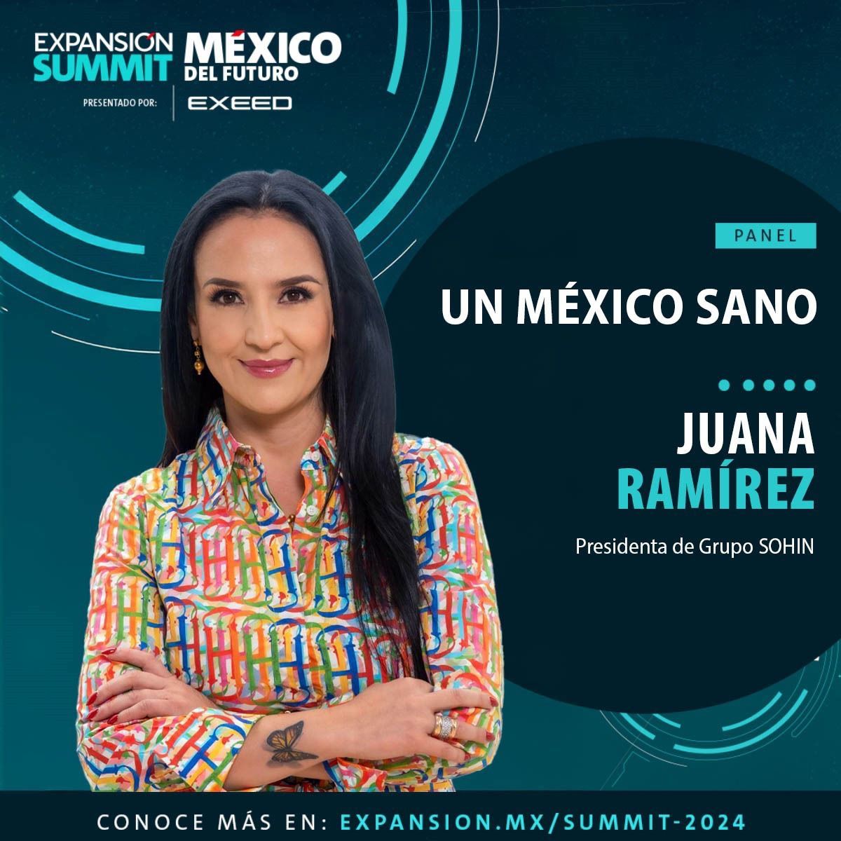 Nos vemos hoy a las 4:00pm en el segundo día del #ExpansiónSummit porque el #MÉXICOdelFuturo debe ser UN MÉXICO SANO. 

Prometo que es este panel estará tan interesante como el del año pasado… ¡porque se puso muy bueno! Así que daremos continuidad a algunos de los temas de los