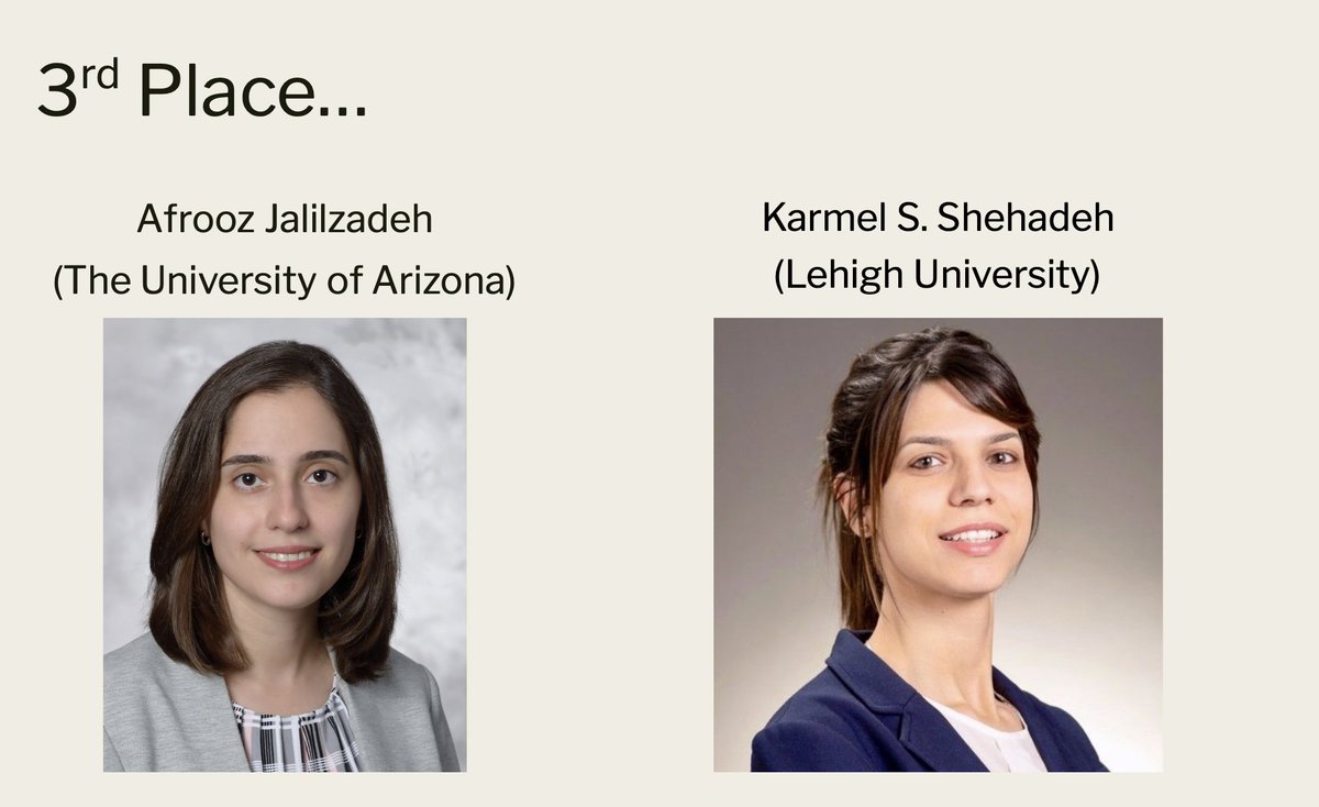 informsjfig's tweet photo. We also celebrated the winners of the Inaugural JFIG Teaching Excellence Award. Congratulations to everyone! Special thanks to the competition co-chairs, Prof. @AlbertBerahas. Prof. @PVanHentenryck , and Prof. Ana I. Alexandrescu. https://t.co/lUsjrh3hmH