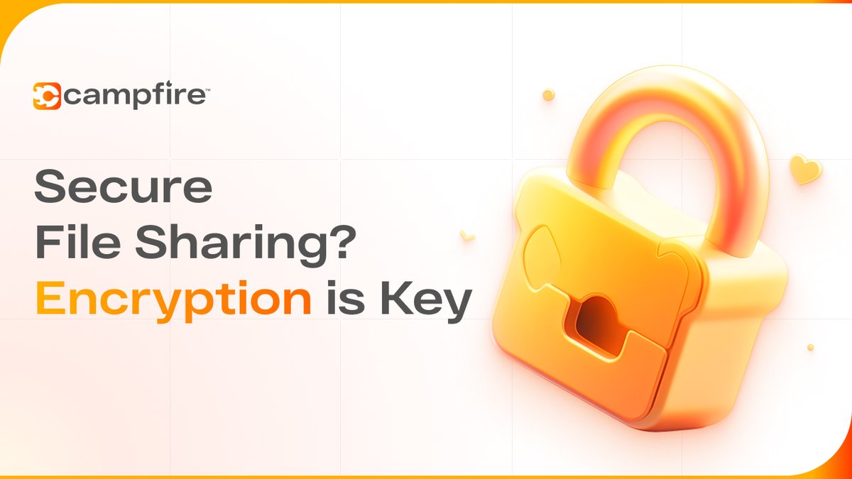 CampfireMeeting's tweet photo. Fortify Your File Sharing with Campfire's Advanced Encryption!

In our hyper-connected world, the security of your digital assets is more crucial than ever. Here’s why Campfire's encrypted file sharing is your go-to solution:

1️⃣ Unmatched Data Protection: Campfire's encryption creates an impenetrable barrier around your files, ensuring they're safe from unauthorized access during both transmission and storage.

2️⃣ Guaranteed Privacy: Whether handling personal details or critical business information, Campfire's encryption ensures that your sensitive data remains confidential and secure.

3️⃣ Regulatory Compliance Made Easy: With data protection regulations tightening, Campfire's encrypted file sharing keeps you compliant, helping you avoid costly penalties and ensuring peace of mind.

4️⃣ Data Breach Defense: The threat of data breaches looms large, but Campfire's encryption minimizes risk by making intercepted data virtually impossible to decipher.

5️⃣ Building Trust: When customers and partners know their shared files are shielded by Campfire's top-tier encryption, your reputation for security and reliability grows stronger.

In today’s digital landscape, secure, encrypted file sharing isn't just a luxury—it's an absolute necessity. Trust Campfire to protect what matters most.