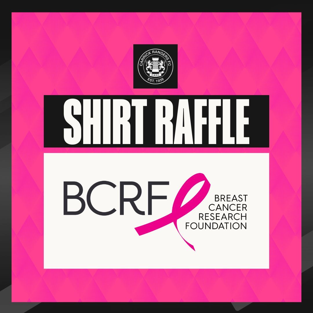 CarrickRangers's tweet image. 𝗦𝗛𝗜𝗥𝗧 𝗥𝗔𝗙𝗙𝗟𝗘

Don't forgot to enter our raffle for your chance to win a signed and framed pink #CRFC shirt with all proceeds going to BCRF. Visit the link the below to purchase your tickets!

👉 bit.ly/BCRFRaffle