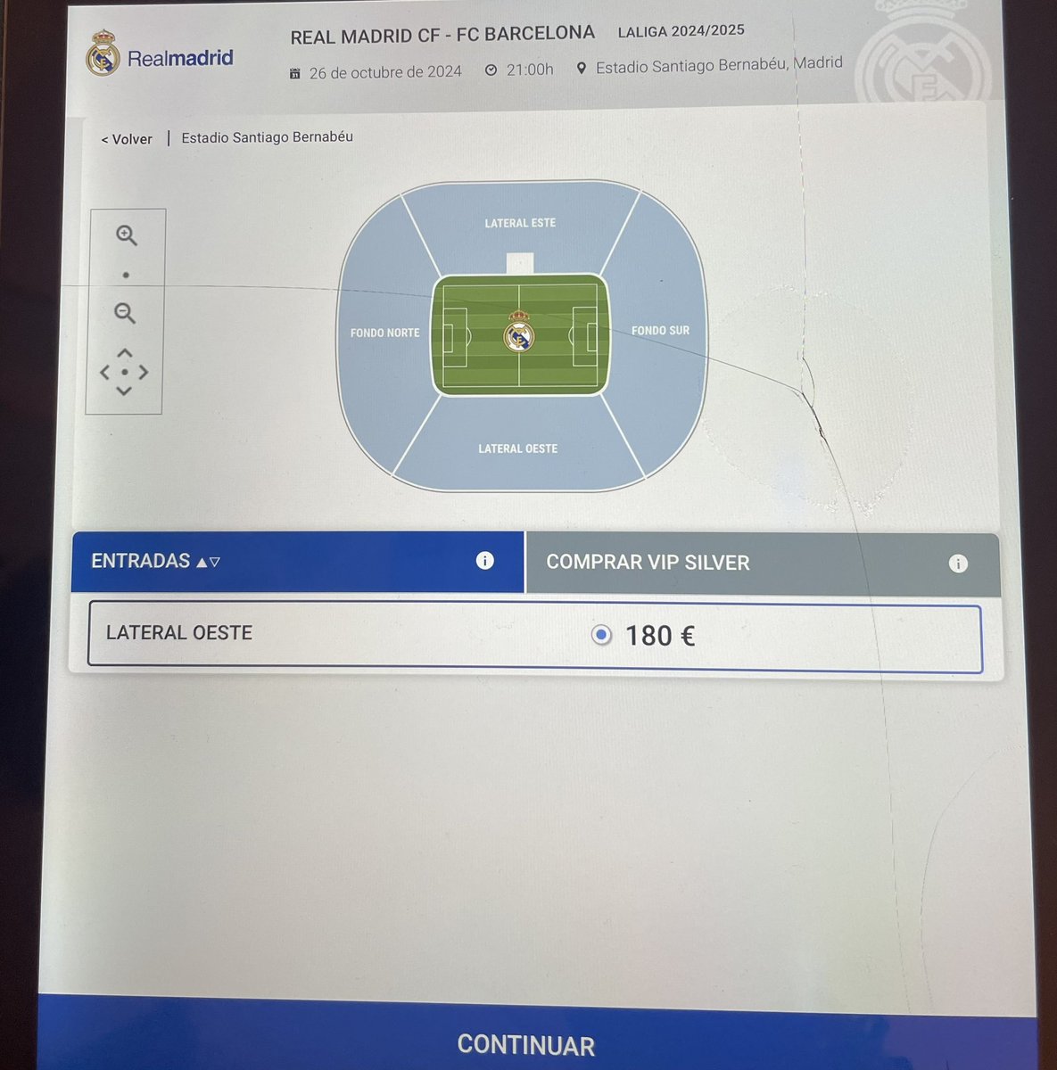 CoLaLoCa17's tweet photo. Debo ser la persona con mas mala suerte,me quitan todas.Todo por llevar a mi hija madridista junior de 4 años a ver su primer partido en el Bernabéu. X (twitter), @realmadrid @thibautcourtois @Lucasvazquez91 @BellinghamJude @DjMaRiiO podían hacer su magia 🙏 Saludos dsd Mallorca https://t.co/8VPj42Ofdf