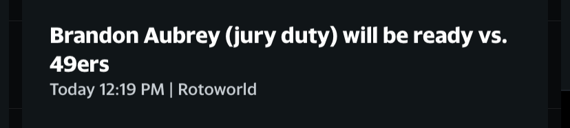 I love fantasy football.