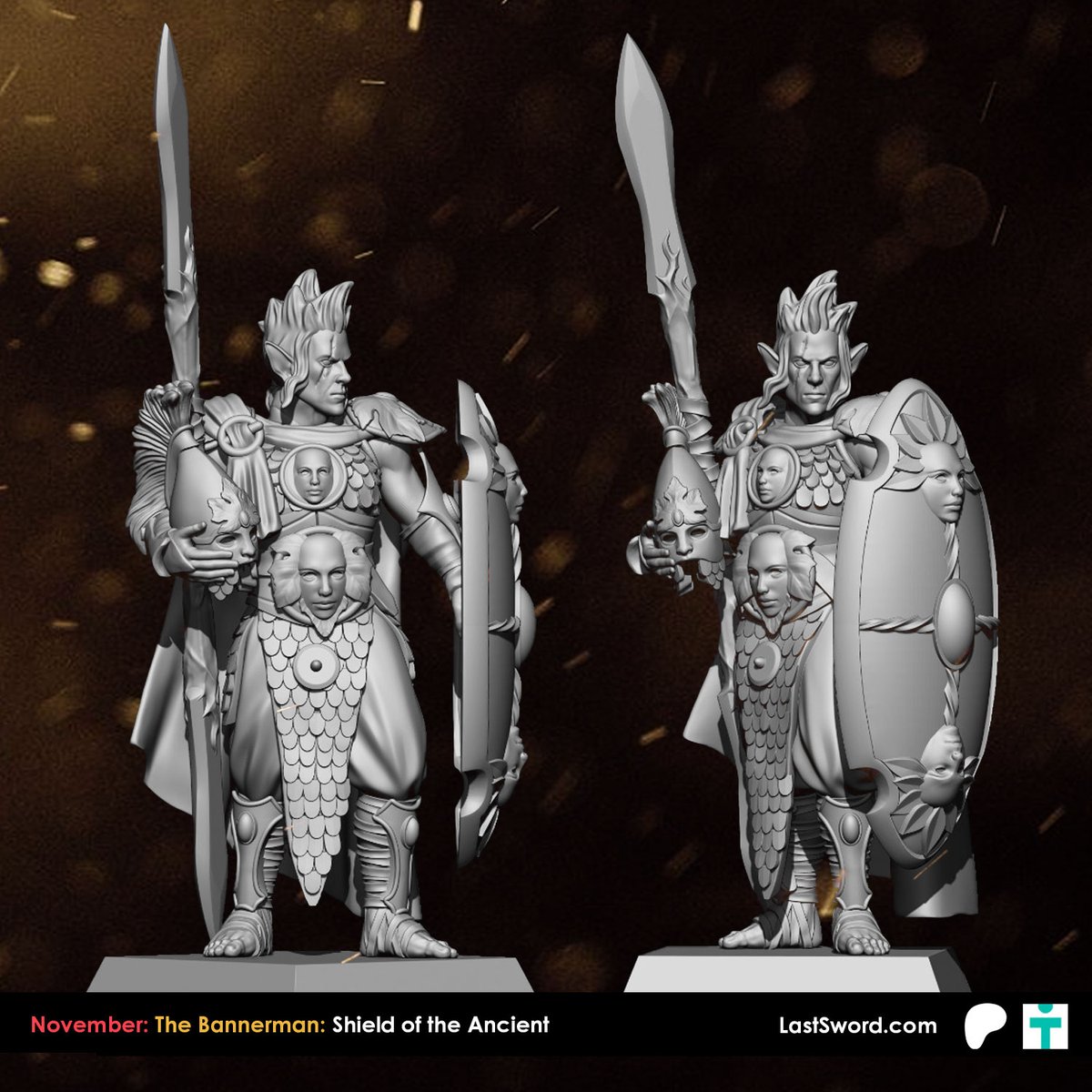 (WIP)
Shield of the Ancients champion
The champion of the unit embodies the very spirit of the forest, standing vigilant and resolute when its sanctuary is threatened. 
On our November Patreon.
loom.ly/Ifgv-w0
-
#woodelves #theninthage #tabletopwargaming #warhammerfantasy