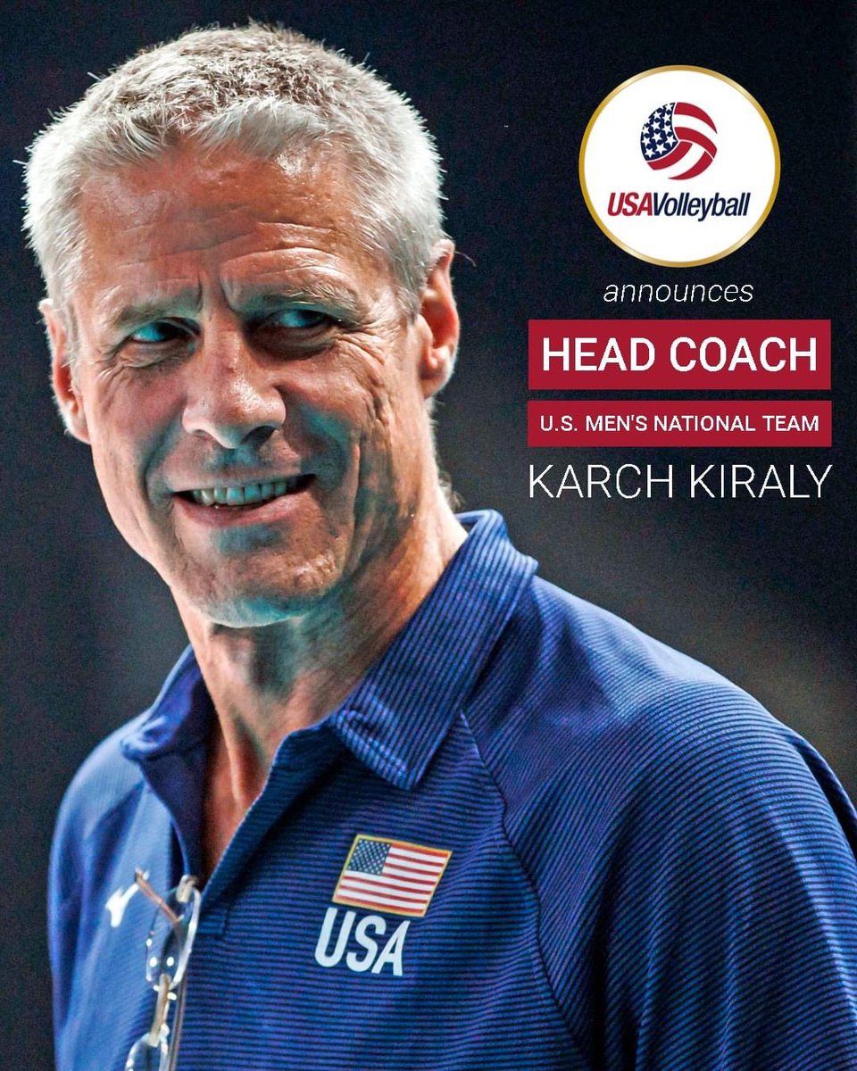 ✔️Nuevo entrenador Masculino de Usa Volleyball