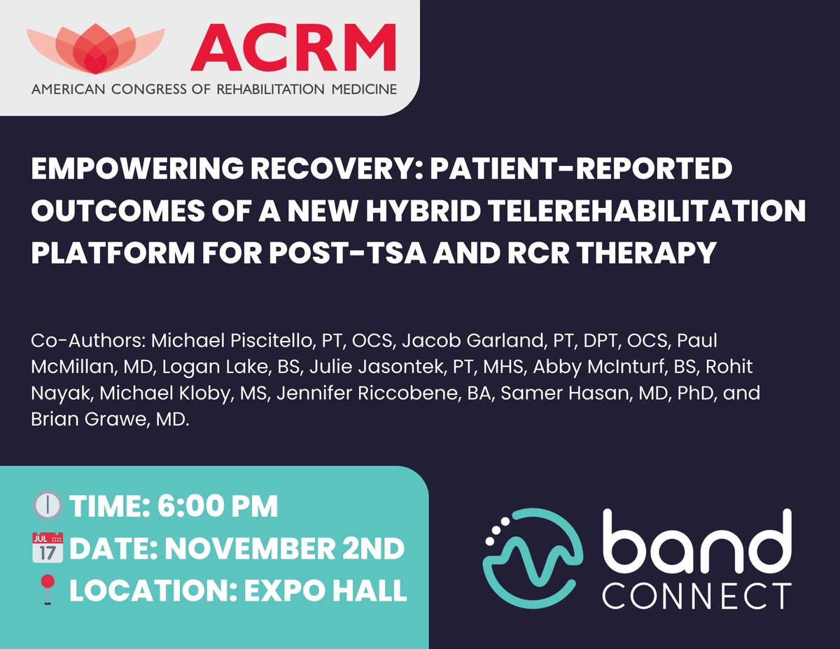 Band_Connect_'s tweet photo. Excited to announce we're presenting at the @ACRMtweets  2024 Conference! Come see us present at 6 PM on Saturday. https://t.co/VoRghxU7mw