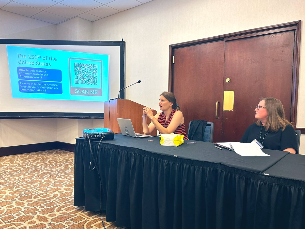 Hey <a href="/WhaHistory/">Western History Association</a>, come join me in Fremont (Mezzanine North) to talk about incorporating the American West into the 250th anniversary of the US in the current political, social, and economic environment. How do we engage and partner with greater publics?  #WHA2024