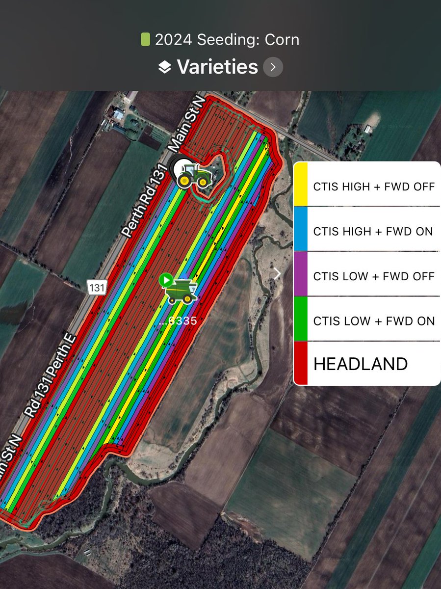 grahamburton95's tweet image. Harvesting a plot we planted in the spring to see yield difference of planter with Central Tire Inflation System and Frame Weight Distribution.  @PremierEquip1 @JohnDeere
