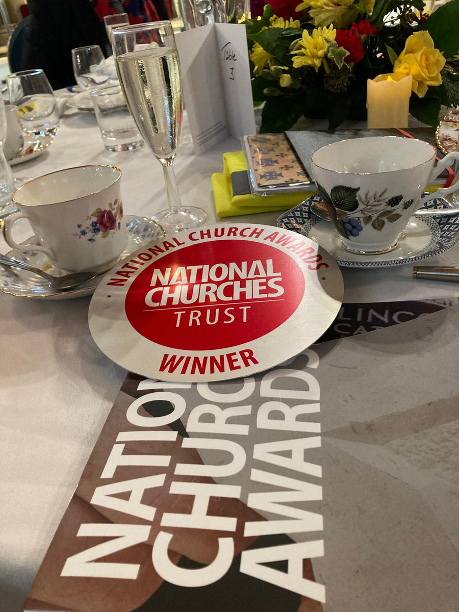Going to miss my last harvest festivals as come down with Covid. Photos arrived from National Church Awards. So proud of 2 of my churches winning awards for Wales.
Best Open For Visitors and
Best Volunteer And Community
#NationalChurchesTrust