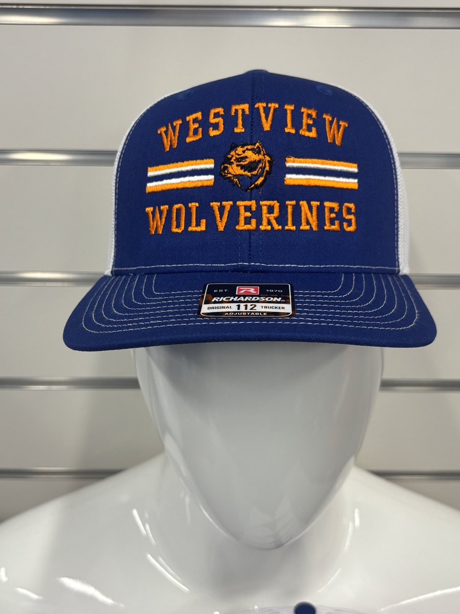 The westview school store now has a fresh inventory of stocking hats ($20) for those cooler evenings and SnapBack hats ($25) for those warmer days.