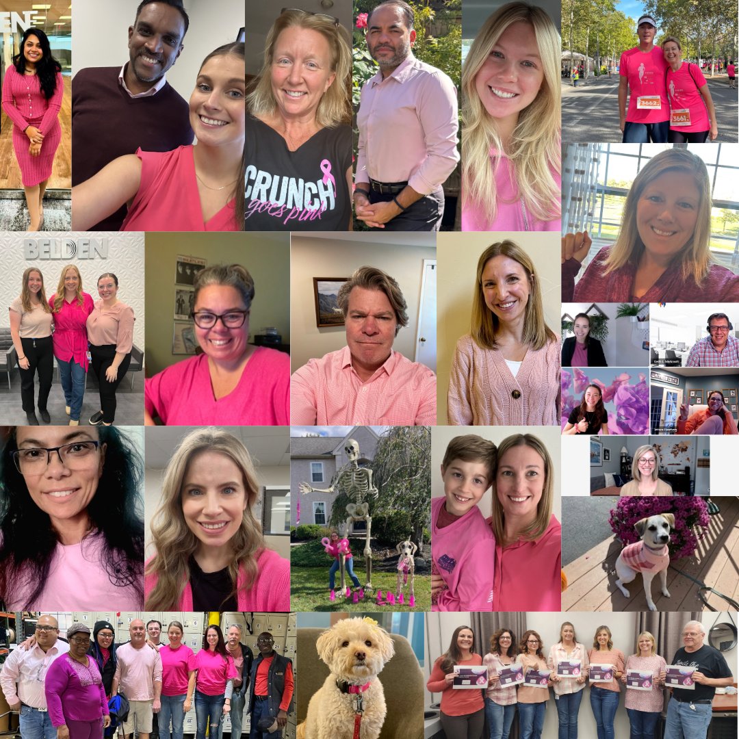 BeldenInc's tweet photo. Kudos to our #BeldenWIN ERG team and other employees who unified for our Pink Out day on Oct 14! Their commitment to #BreastCancerAwareness was heartfelt and empowering. Together, we are making a change. #BeldenERG #BelongBelieveBeYou https://t.co/sH4SDEjVOG
