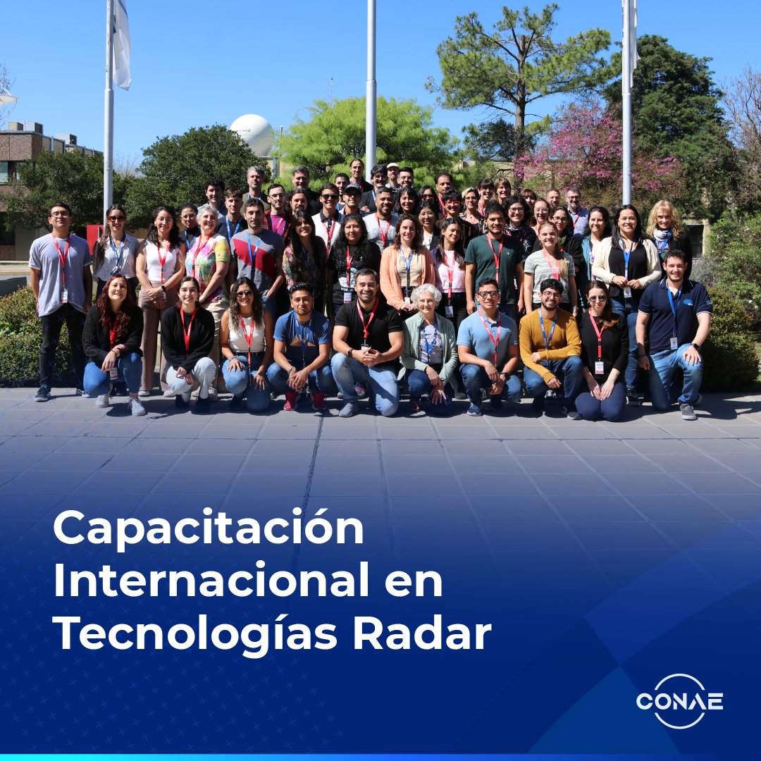 CONAE_Oficial's tweet photo. Capacitación Internacional en Tecnologías Radar

Se realizó la 8va Escuela de Primavera en el Centro Espacial Teófilo Tabanera, organizada por el Instituto Gulich de CONAE y la UNC. Reunió a expertos de América Latina y Europa en tecnologías espaciales y 
teledetección.

⬇️ https://t.co/yWCyf8J0hA