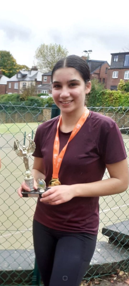 Huge congratulations to Leila for winning the North &amp; Midlands East Tour U16’s Grade 5. 👏🎾🙌 

Fantastic achievement Leila. Well done!! 👏😊