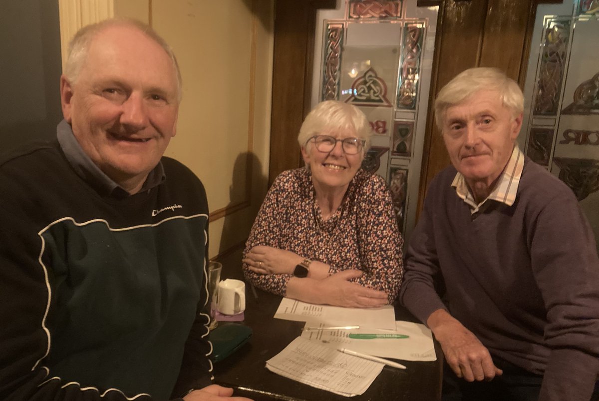 Thanks were extended to the participants, caterers, supporters, sponsors and Fear an Tí Patrick O’Gorman at the Linguan Valley Table Quiz in Powers. 1st by half a point. Tomás, Carol, Joe Breathnach, Stephen Walsh 2nd Shelia, Seamus Norris, Phillip Cuddihy.  Raffle winners on FB.