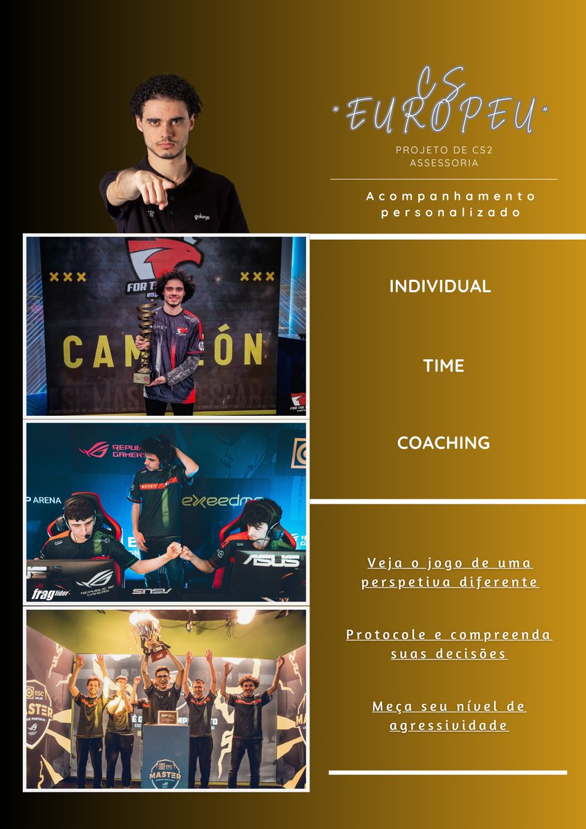 "CS EUROPEU" é o meu mais recente projeto. 

 Se querem fazer parte:  

❗️ Ler e preencher com atenção o formulário 
❗️ Entrar em contato comigo se tiverem interessados. 

☘️ Like e RT habilitam para o giveaway da "sessão semanal" ( explicado no forms )

docs.google.com/forms/d/1B0pqL…