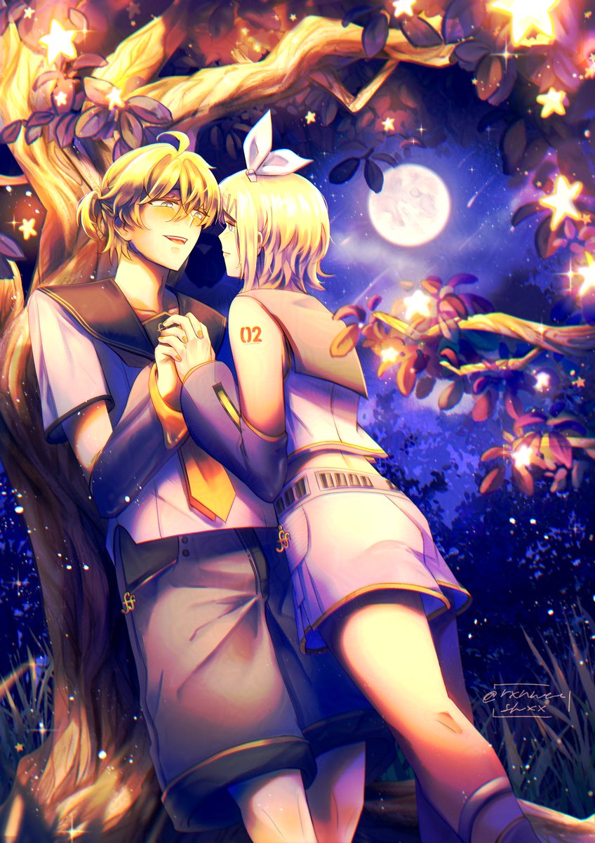 Starstruck | MJQ ✨
my piece for <a href="/reechoes_zine/">re//echøes: A Kagamine Fanzine</a> ! 

#鏡音リン #鏡音レン